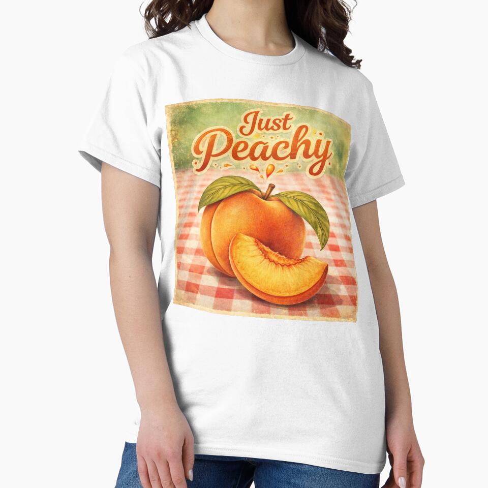Just Peachy Vintage Summer Picnic by Hues of Bliss