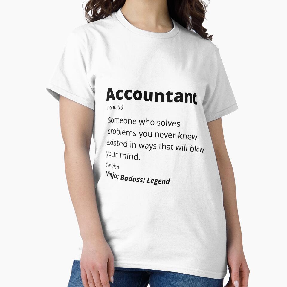 Accountant - Ninja, Badass, Legend by blueskygiftco