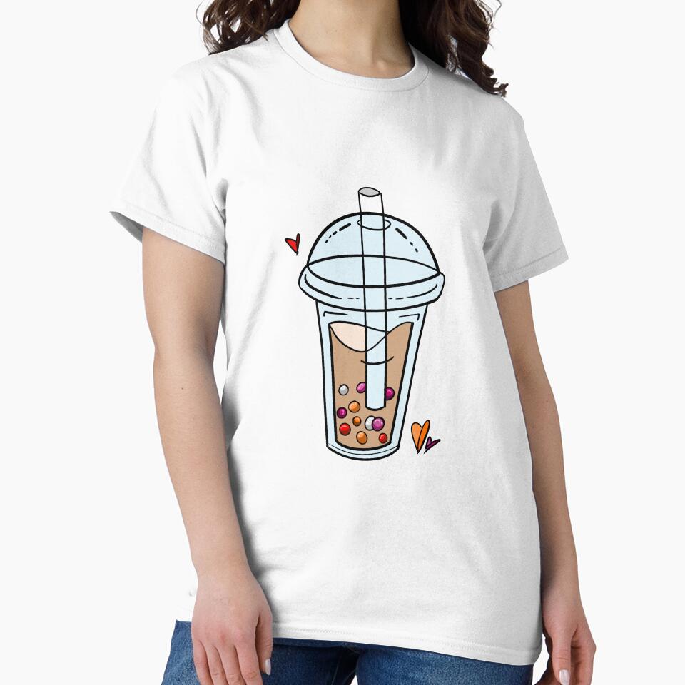 Lesbian Pride Bubble Tea by CJ Vanderbeek