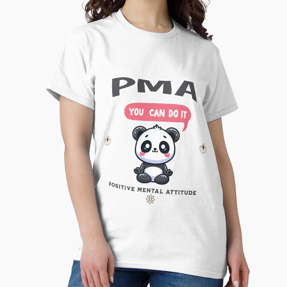 positive mental attitude Panda by LemuellTrends
