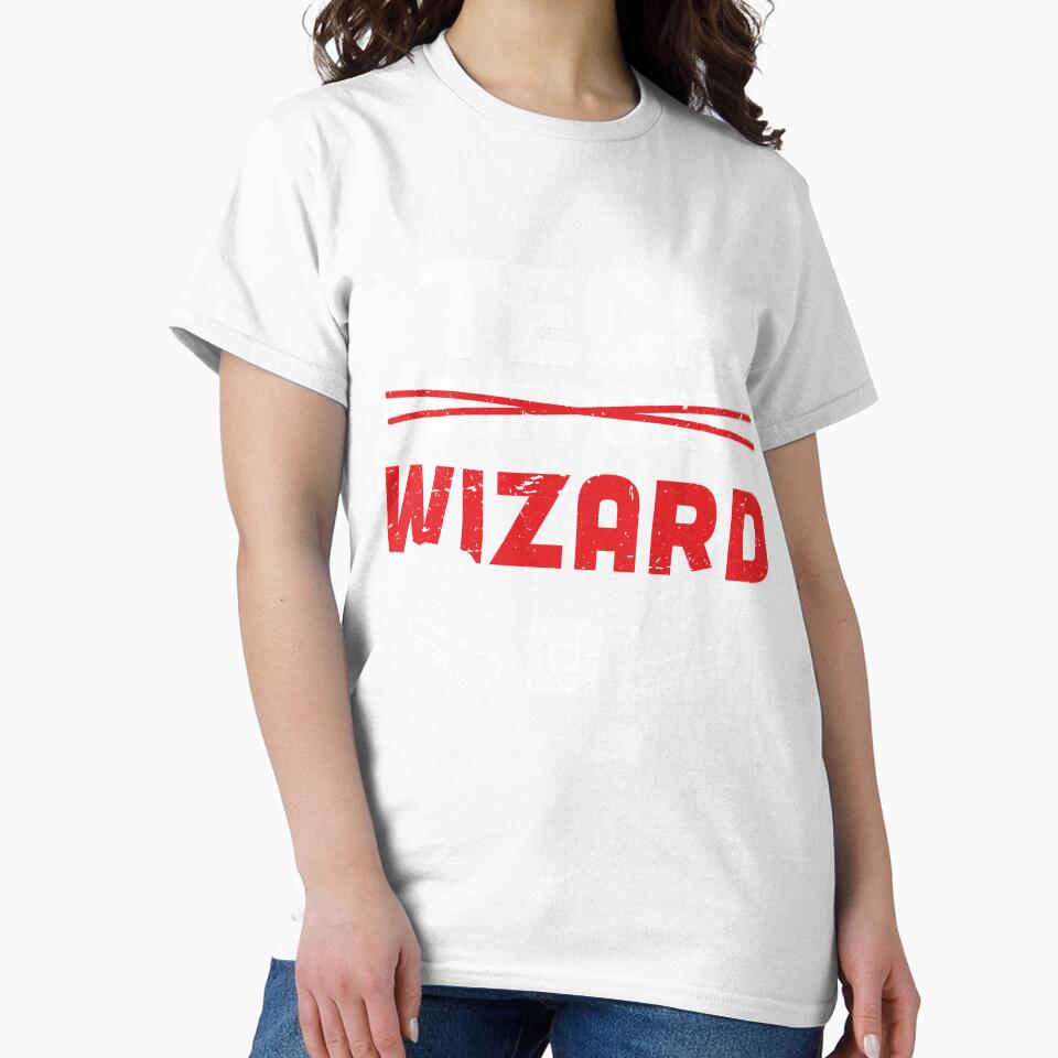 Tech Support Wizard Helpdesk Computer Technician by SphereZones