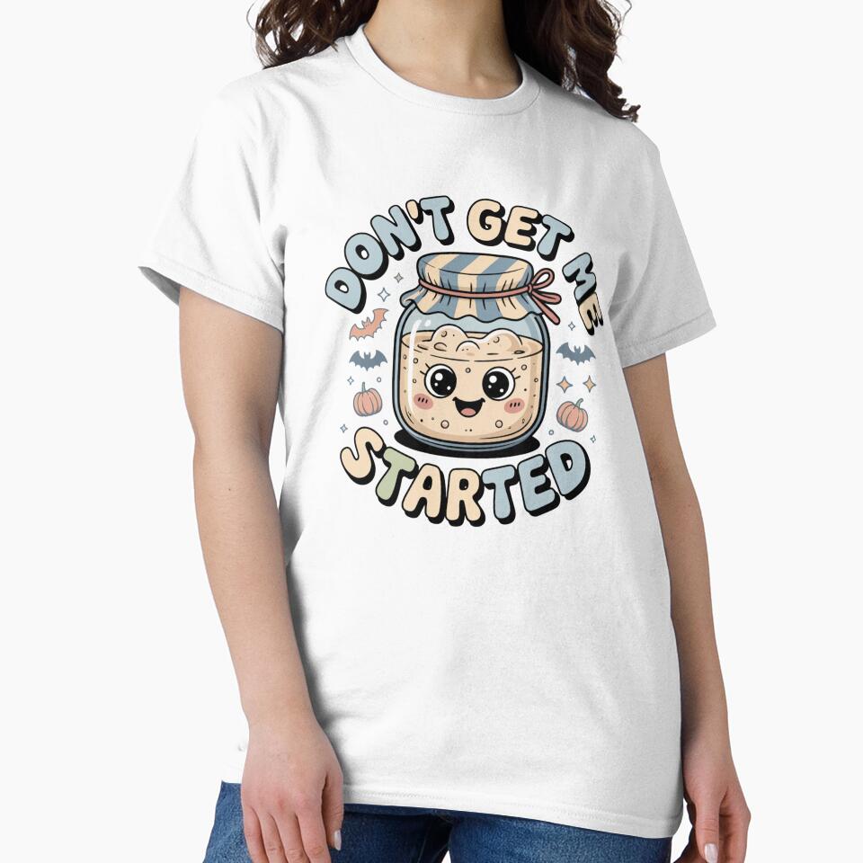Funny Sourdough Starter Halloween T-Shirt by Eltjarah