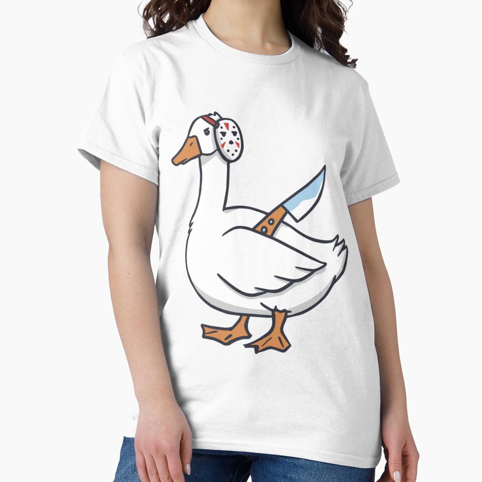 Goose With Knife Cute Animals With Knife Cartoon by TarzanGrinch