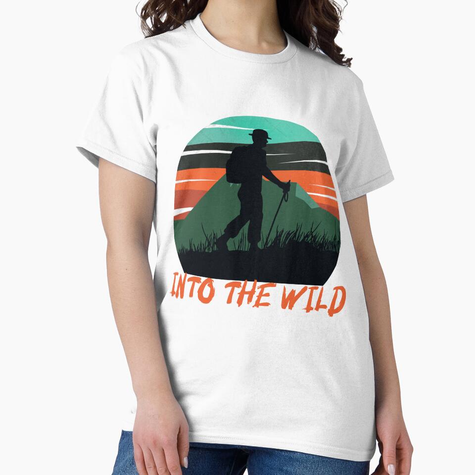 Into the Wild Adventurous Soul T-Shirt by RCTees69