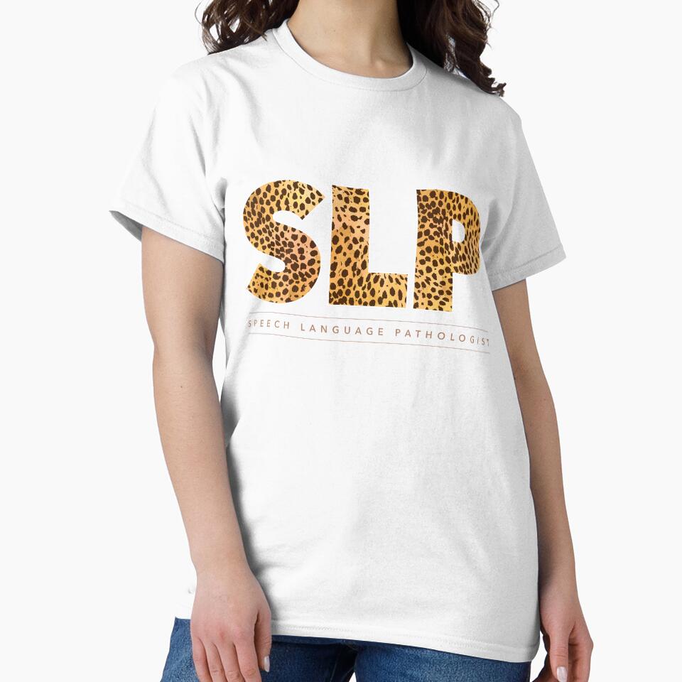 Speech Language Pathologist Speechie Leopard Cheetah Print by sweetheartistic