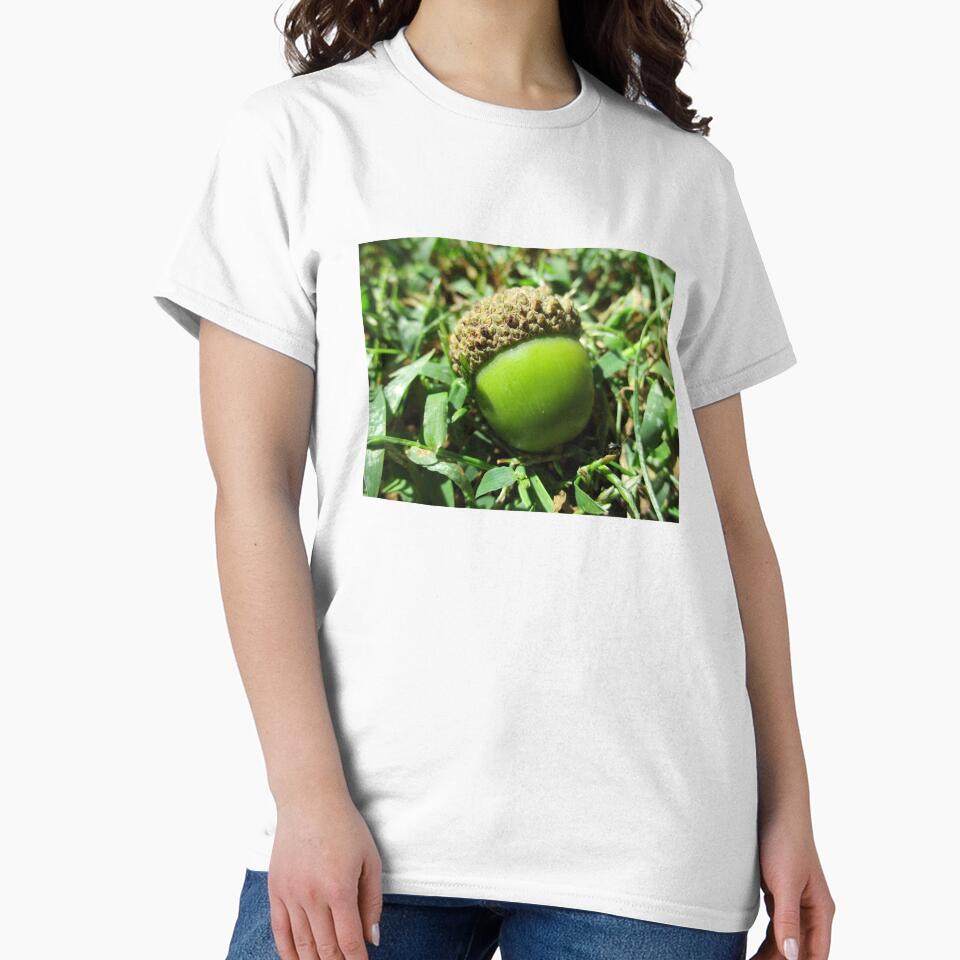 Nestled Green Acorn by HeWritesWLight