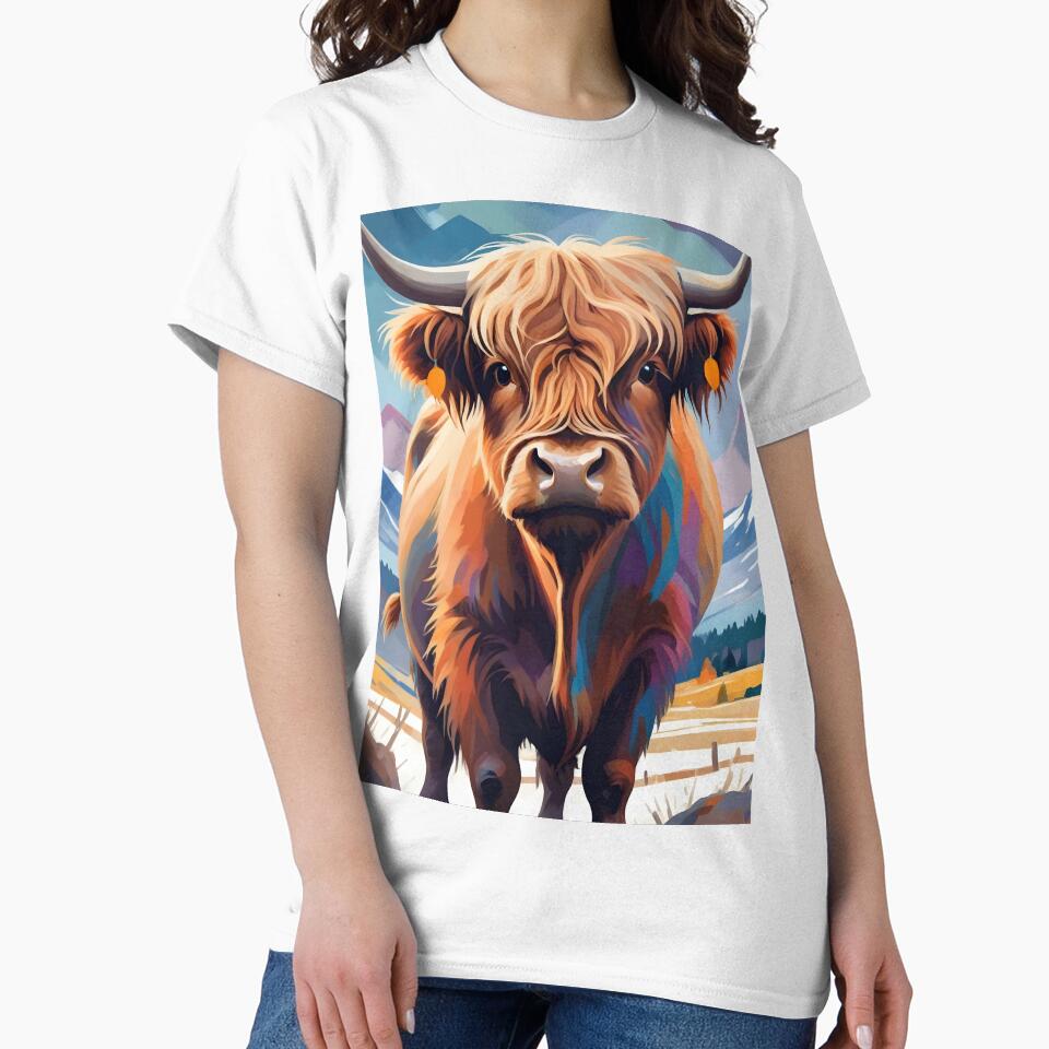 Highland Cow Art by WildlifeInc