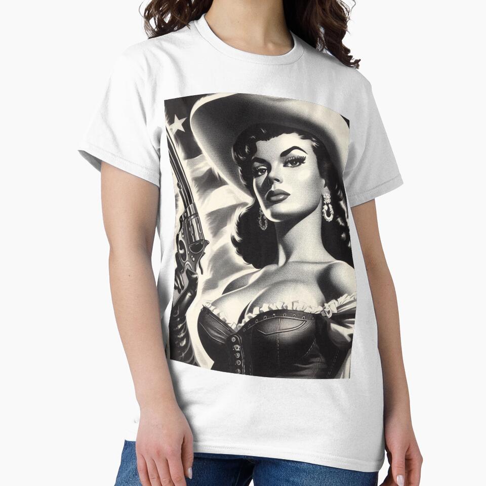 Vintage Western Woman by PulpVintage