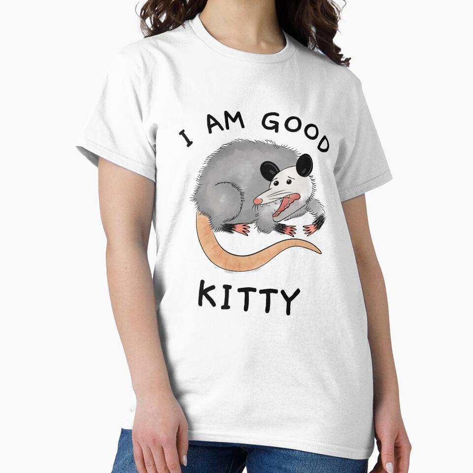I am good kitty - possum funny by SunsetCloud