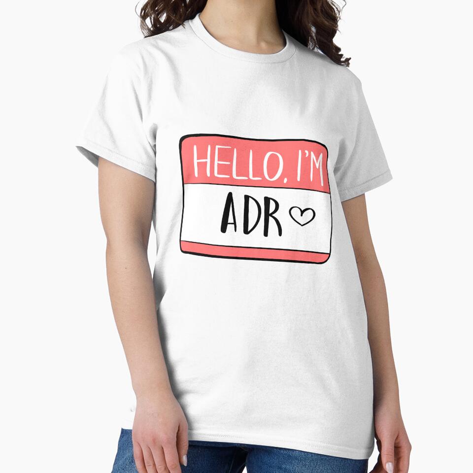 Hello I’m ADR Sticker – Funny Veterinary Medicine Humor Decal by backwoodsdsgn