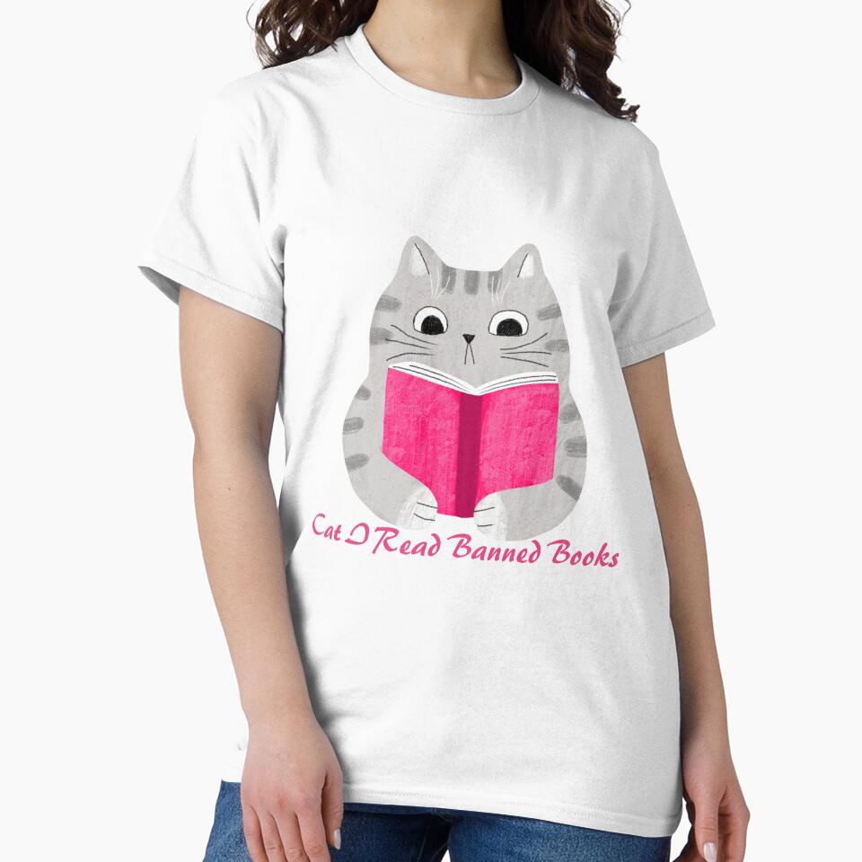 Cat I Read Banned Books 2023 by FLOWER--ART