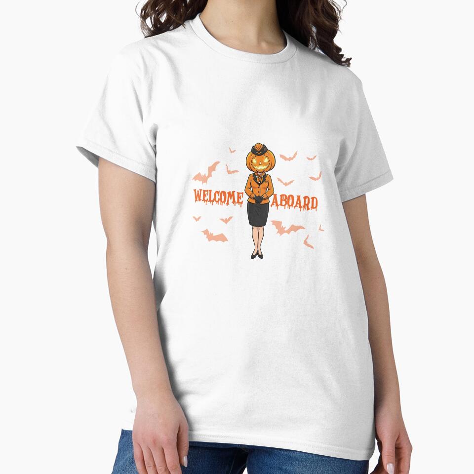 Welcome Aboard – Halloween Flight Attendant Design by Aviator’s Gallery