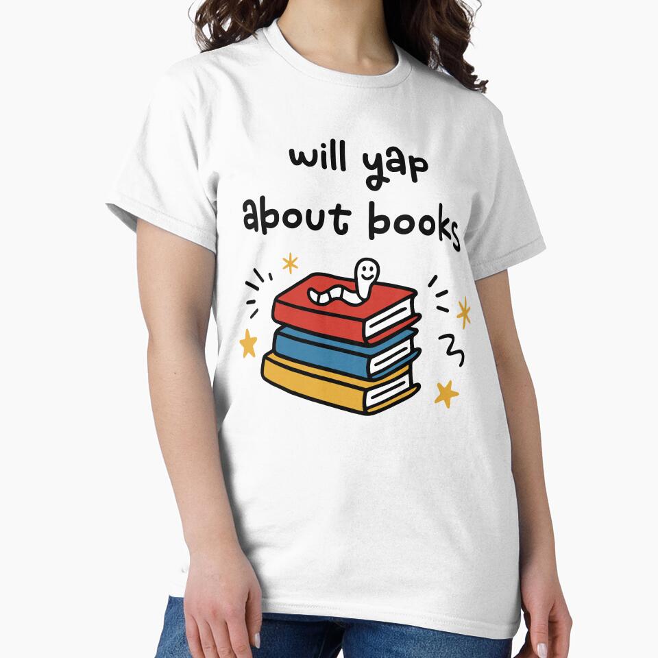 Will Yap About Books Book Lover Reading Bookworm Librarian Bookish by gunaone-design
