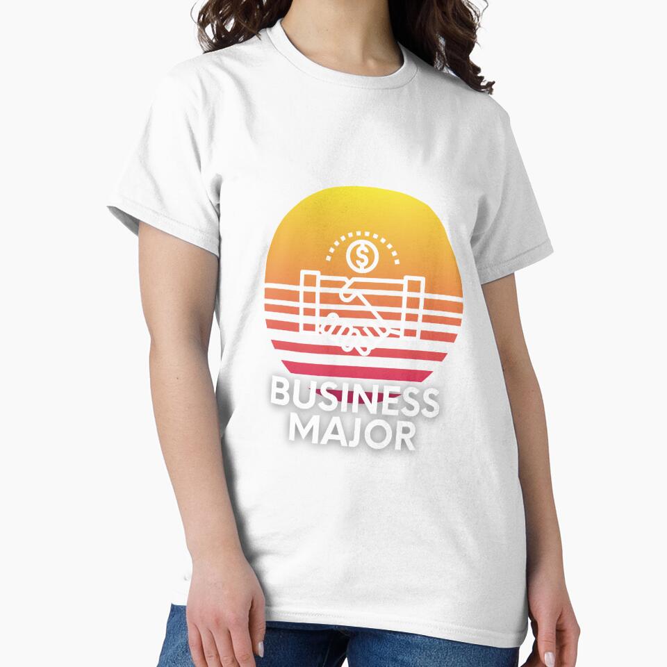 Business Major Colorful Sunset College Student Graphic by EllConApparel