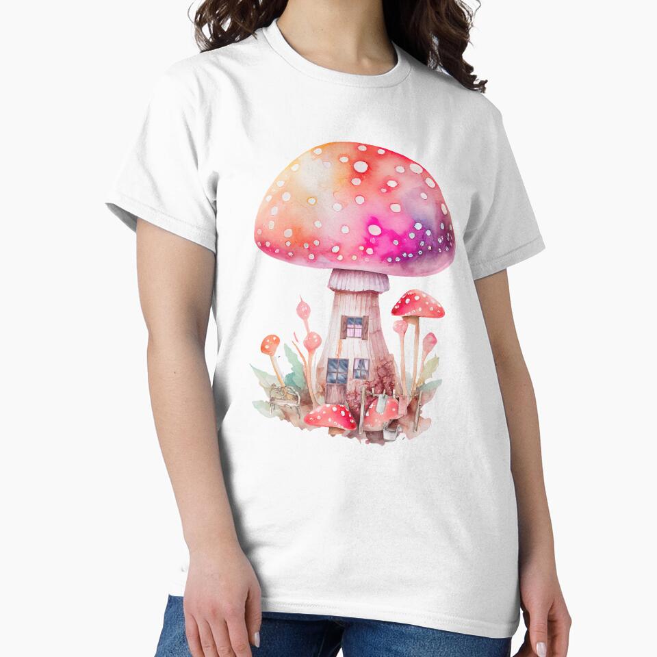 Whimsical Mushroom House by NeriBee Designs