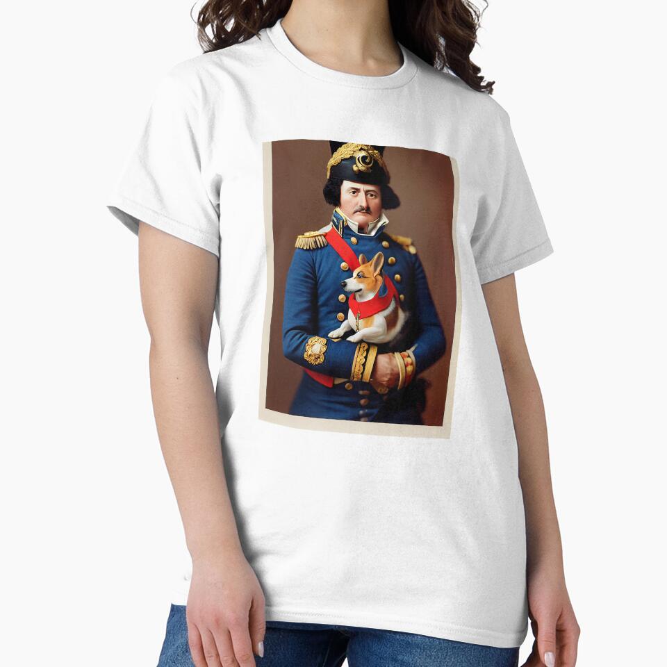 napoleonic general with corgi by Aliveforfun