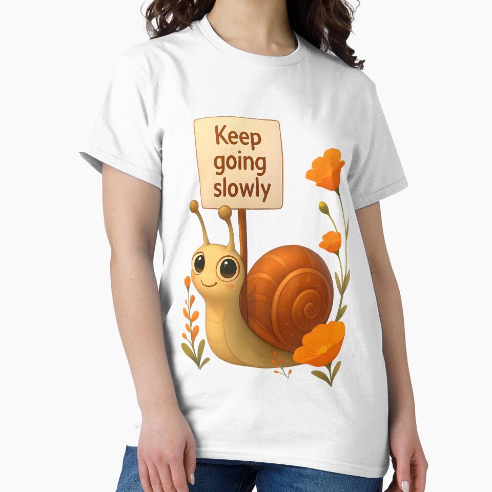 Keep Going Slowly Design by PrintandJoy