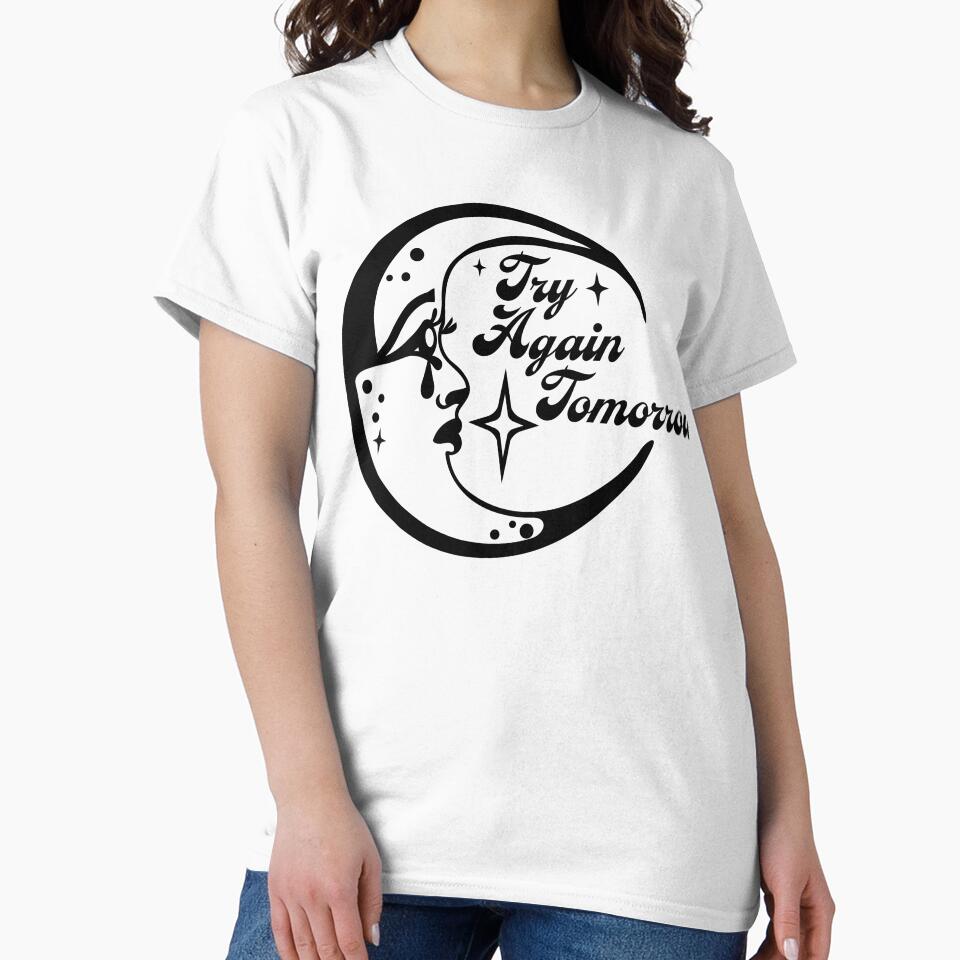 Try Again Tomorrow – Moon & Stars Design by JonnaKelley