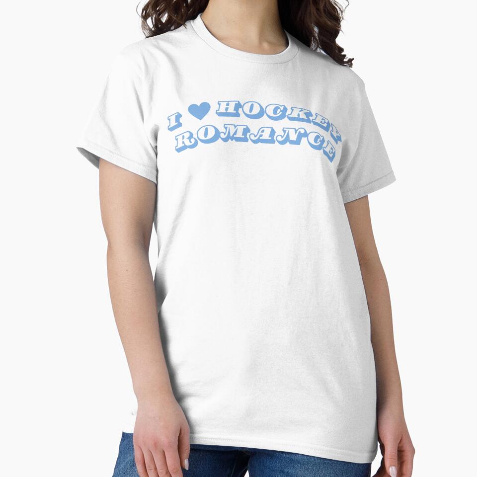 I Love Hockey Romance - Blue by BecomingBookish