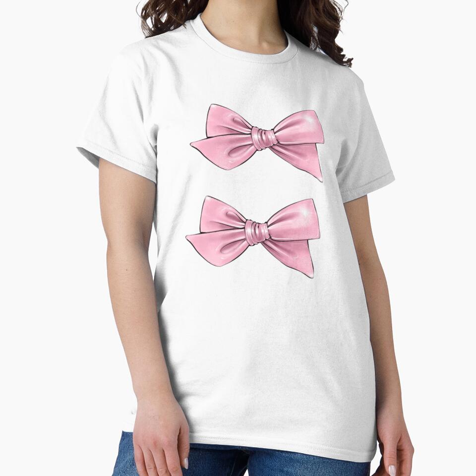 Coquette pink bows by Pixiedrop