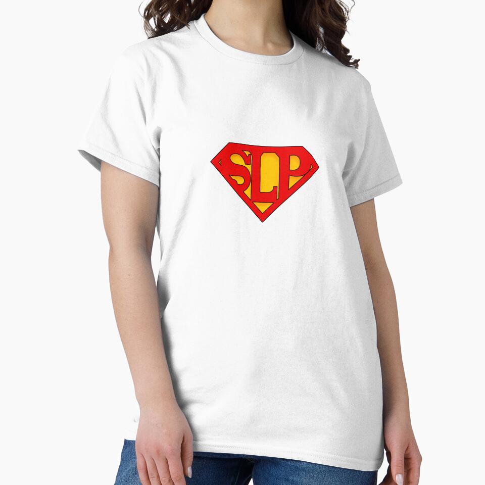 SLP Speech Language Pathologist Superhero Logo by MaeleaTan