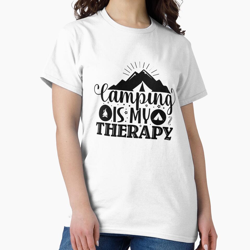 Camping is my therapy by Wit & Wear Company