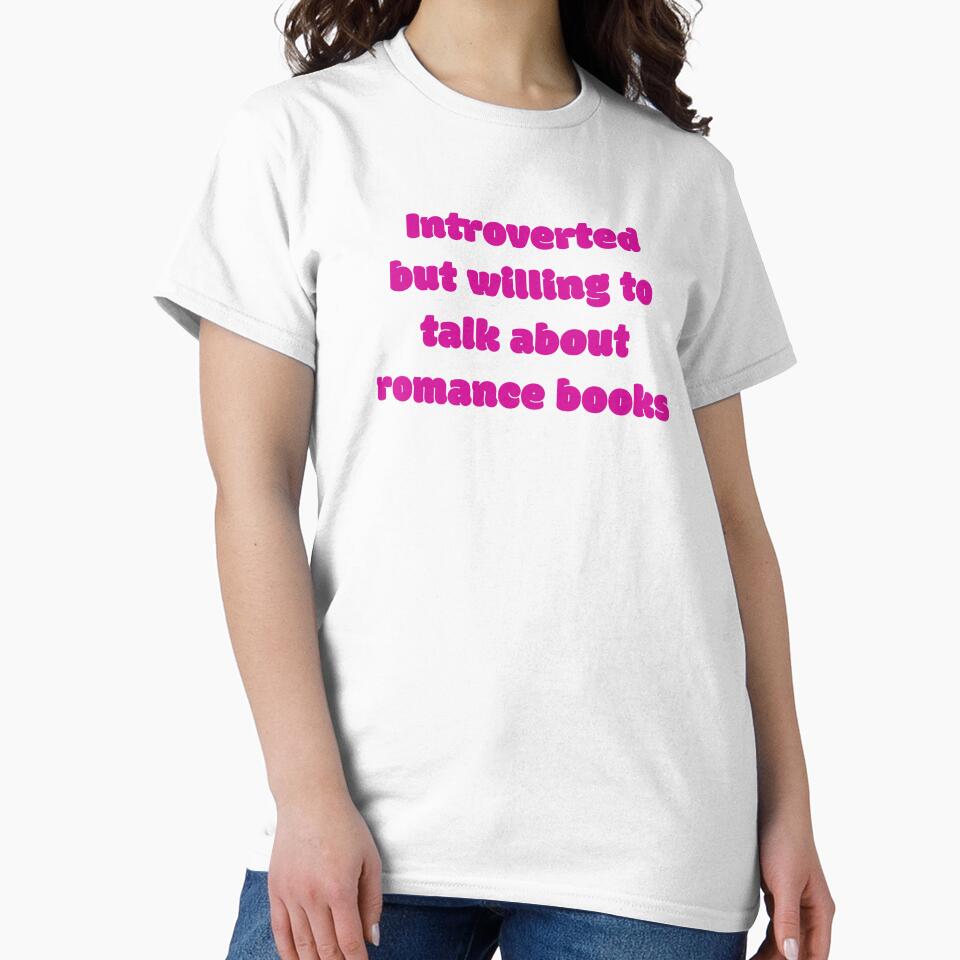 Introverted But Will Talk Romance Books by JettieDesignCo