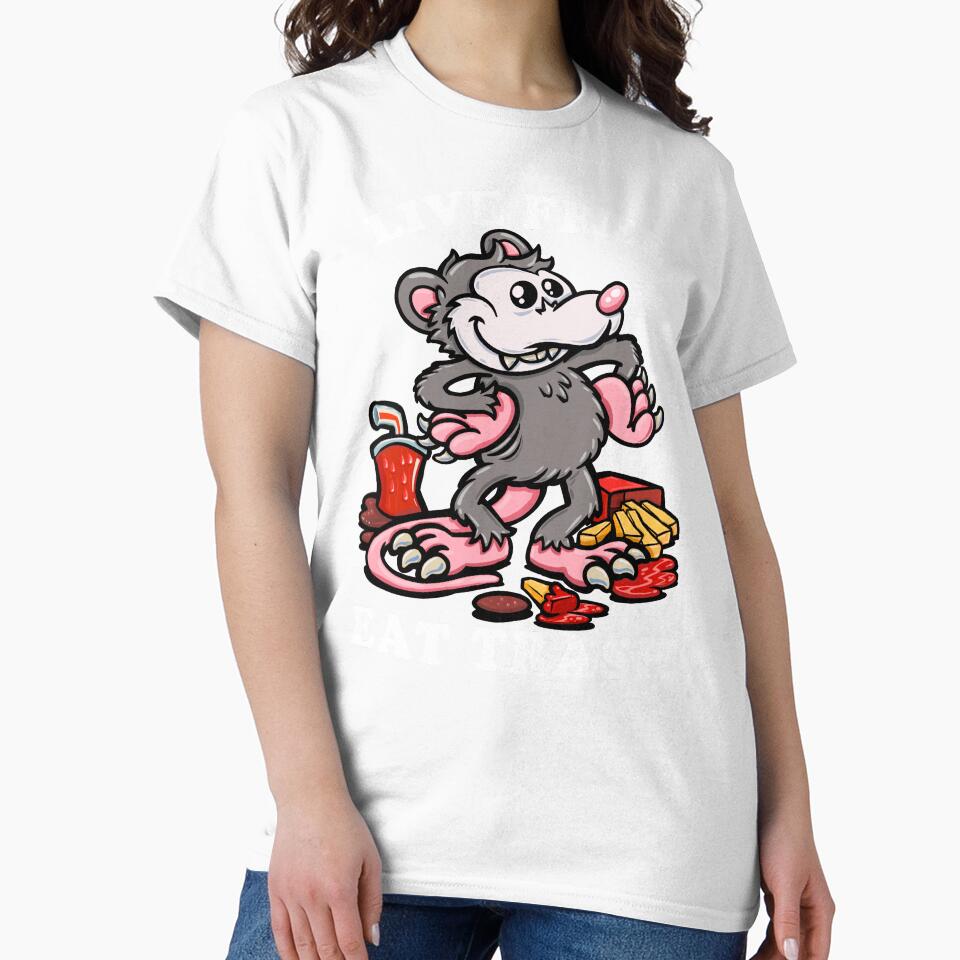 Opossum meme: Live free, eat trash Classic by pablomendoza