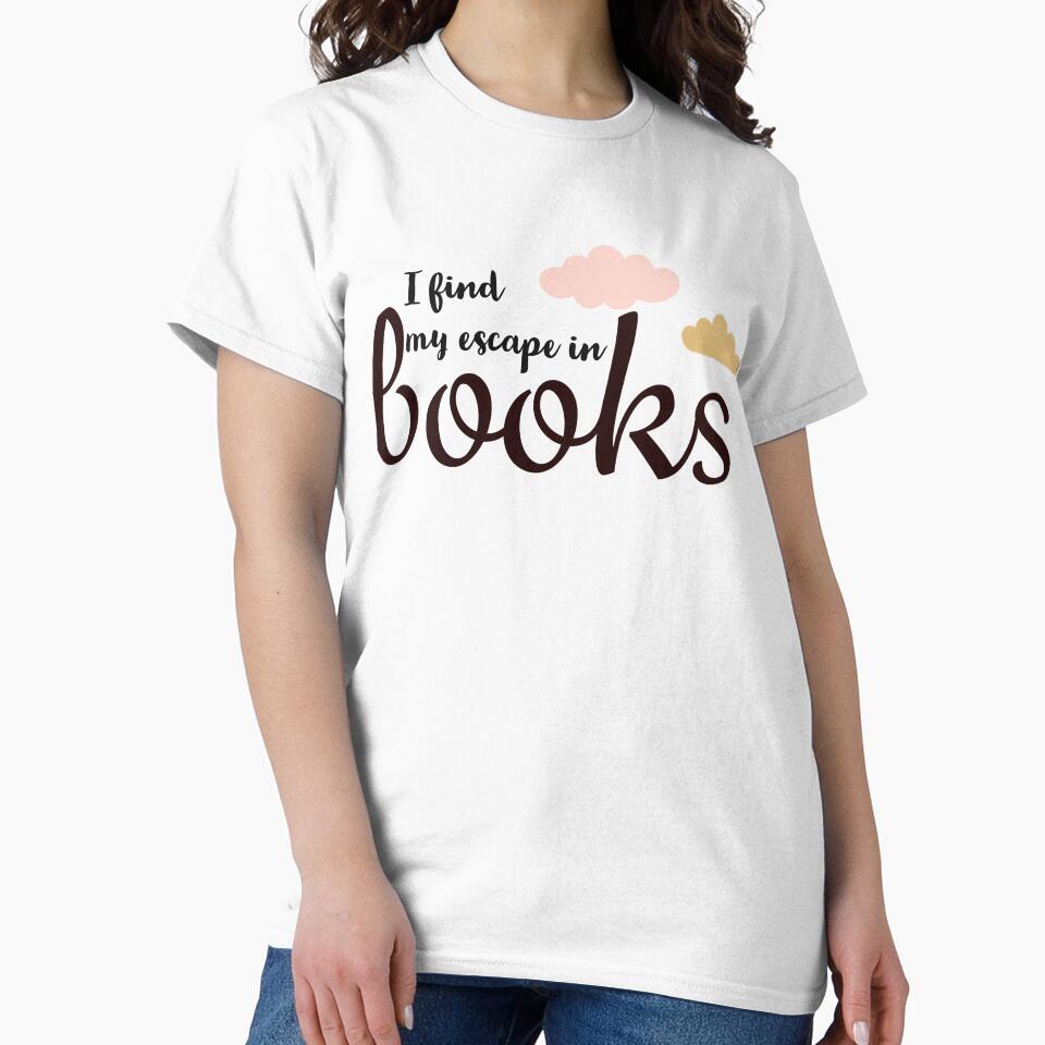 Escape in Books | Book | Books | Book Aesthetic | Book Girl | Teacher | Teachers | Librarian by ShoniwDesigns