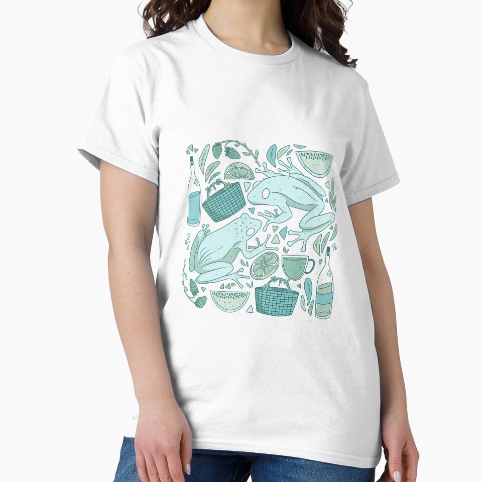 picnic frogs by acrownforaking