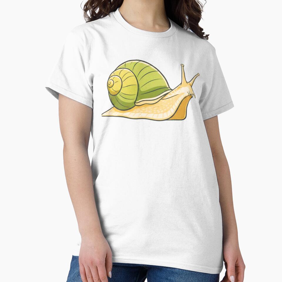 Slow Progress Snail – Calm Low Energy Animal Illustration by AdicretorDesign