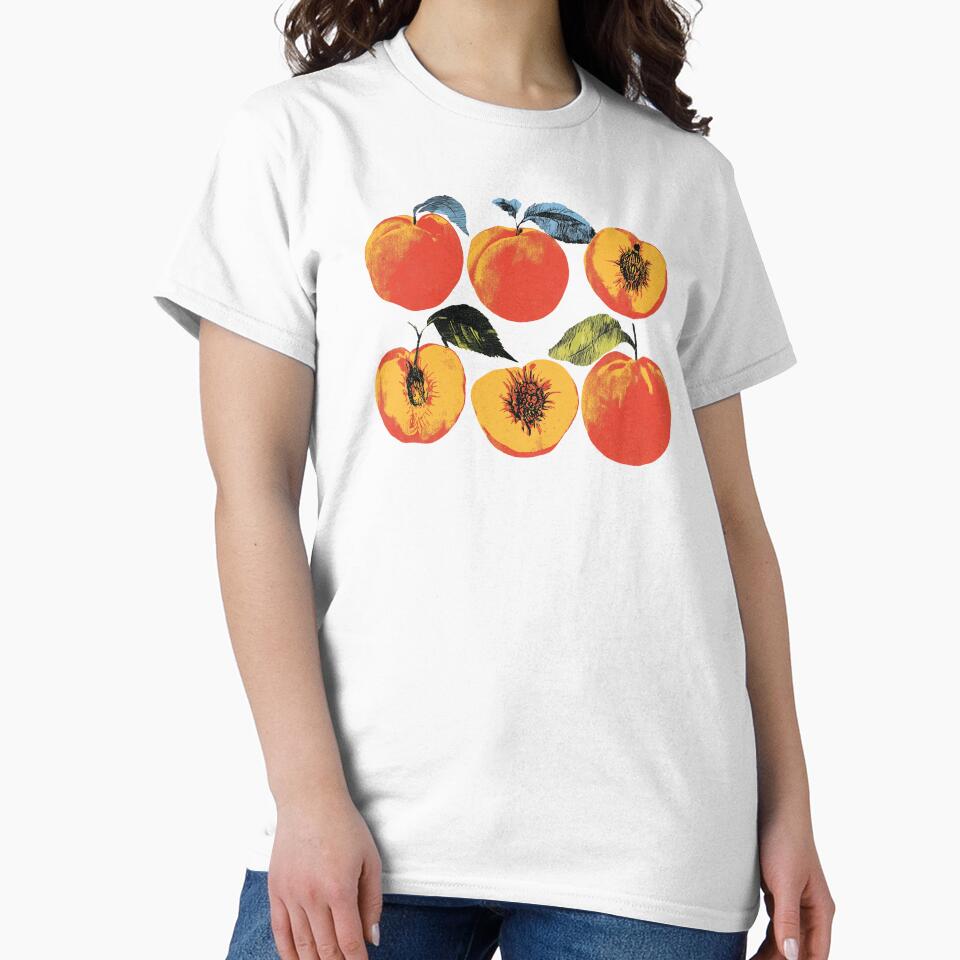 Cottagecore Peaches - Vintage Fruit Market by trajeado14