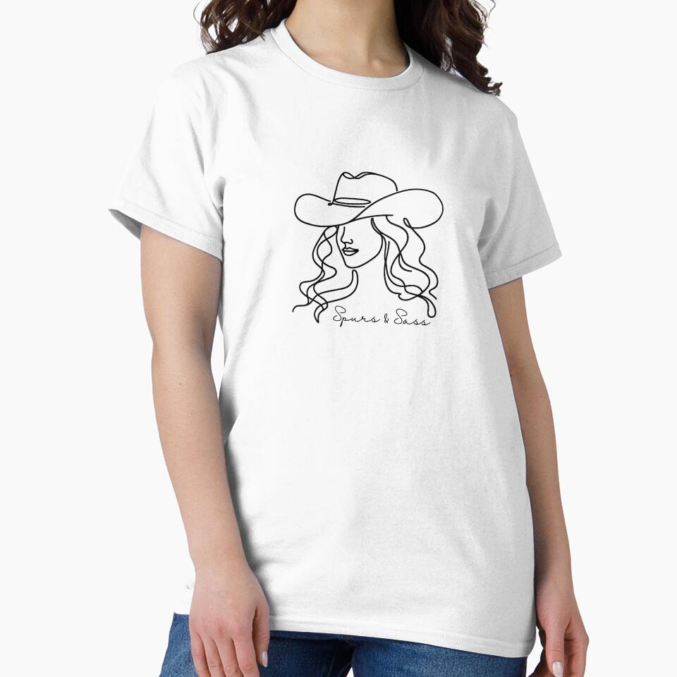 Spurs & Sass | Western Cowgirl Quote | Country Rodeo Rodeo Girl Aesthetic | Funny Sassy Country Saying by SimplyJasper