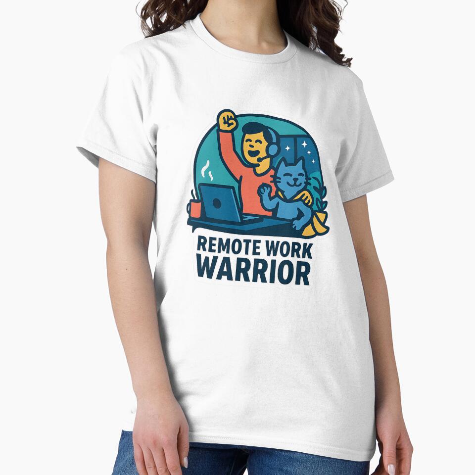 Remote Work Warrior – Home Office Hero by StickyGuys