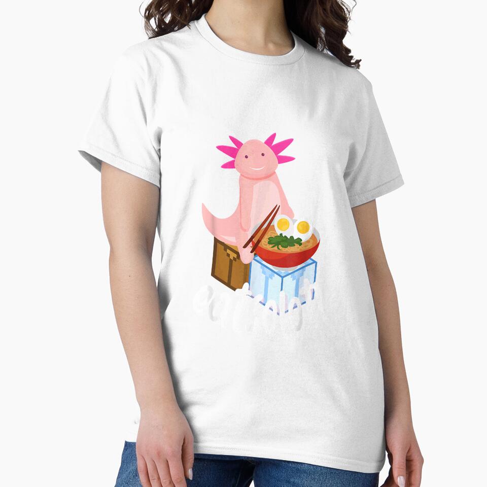 Cute Axolotl Eatsolotl by GraceWoodfordwe