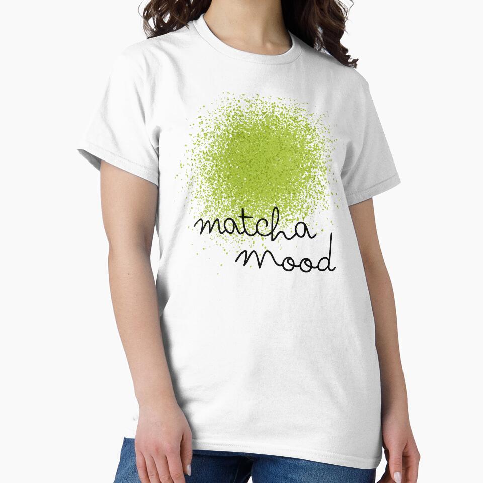 Matcha Mood | Minimalist Matcha Powder Aesthetic Illustration by MikkamioDesign