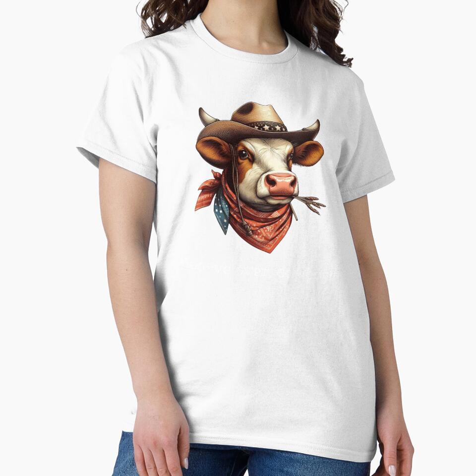 Funny Country Cow by HeadTurningArt