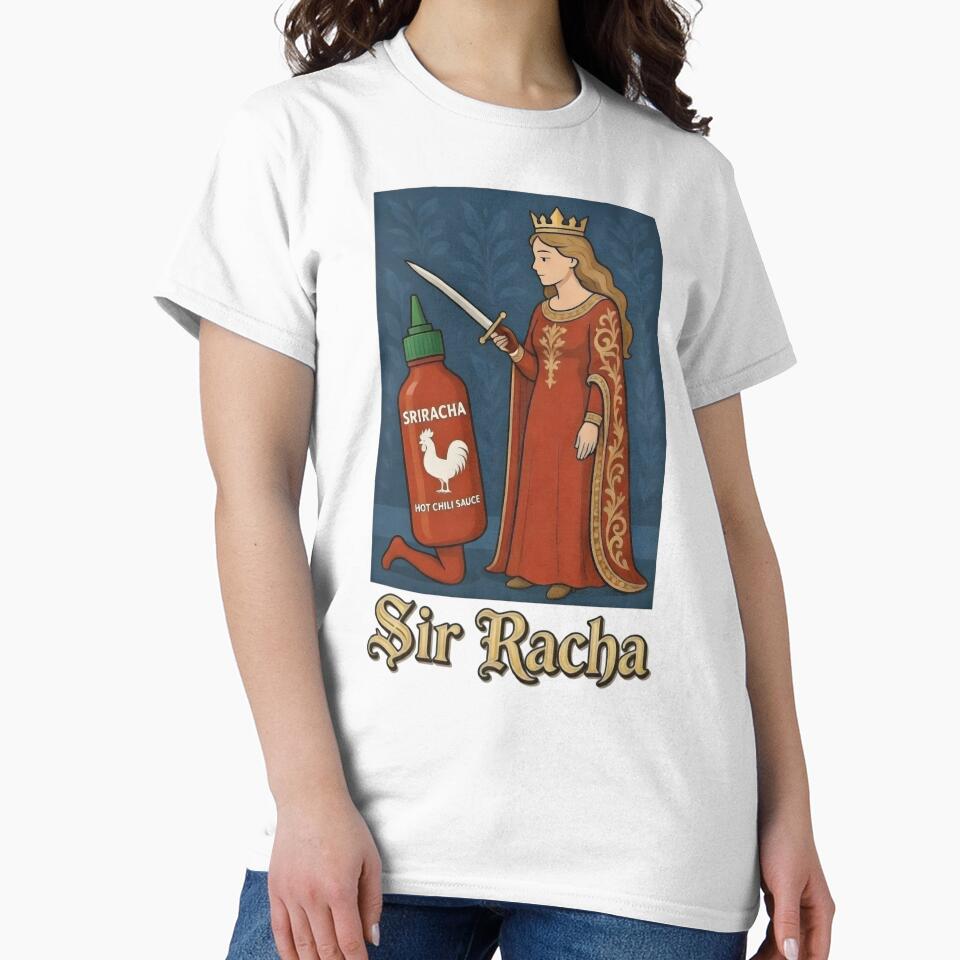 Sir Racha: The Knight of Spicy Flavors by TshirtsOnline-