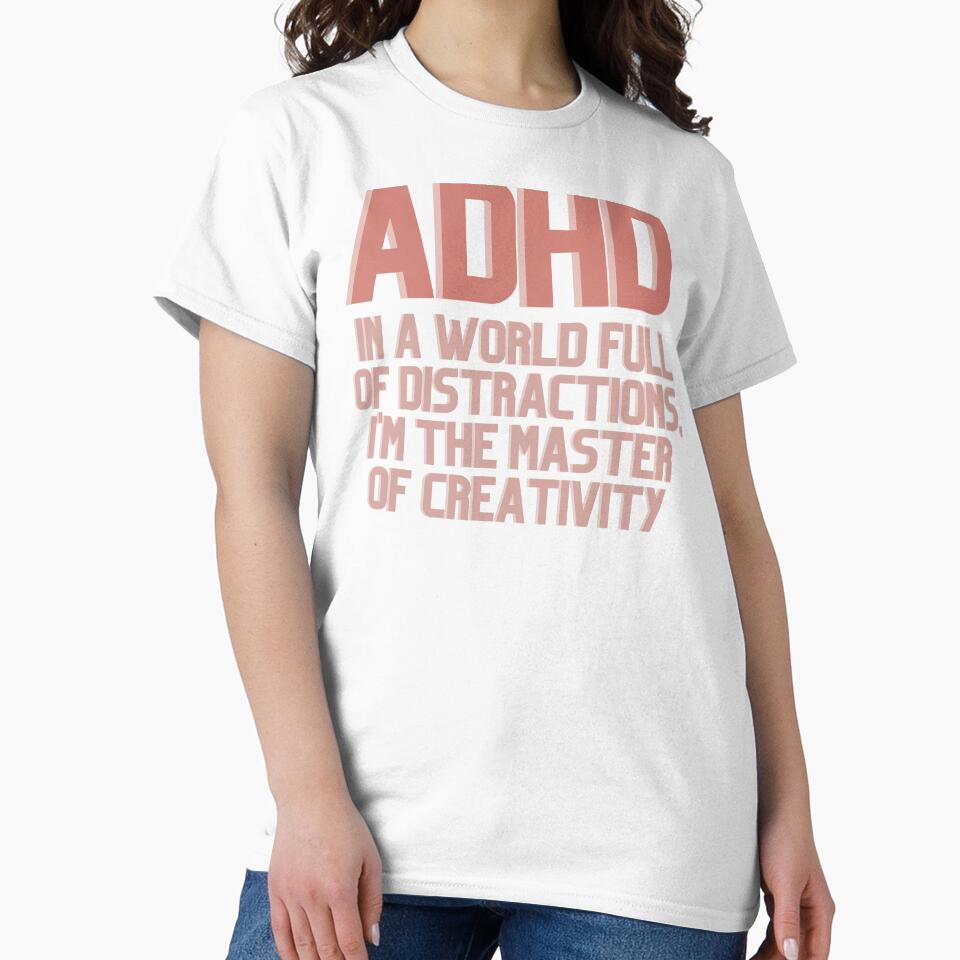 ADHD In a World Full of Distractions ORANGE by ElectraW