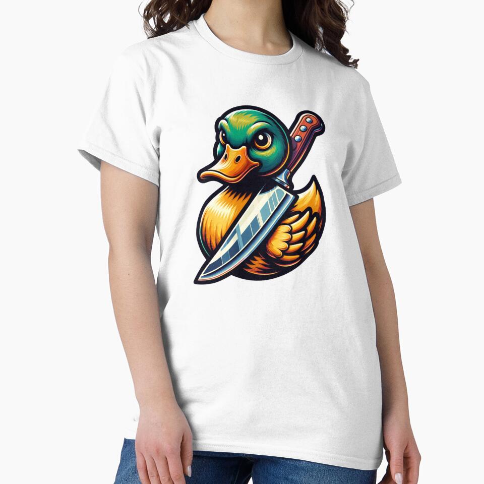 Duck Halloween with Knife by FunnyDsgn