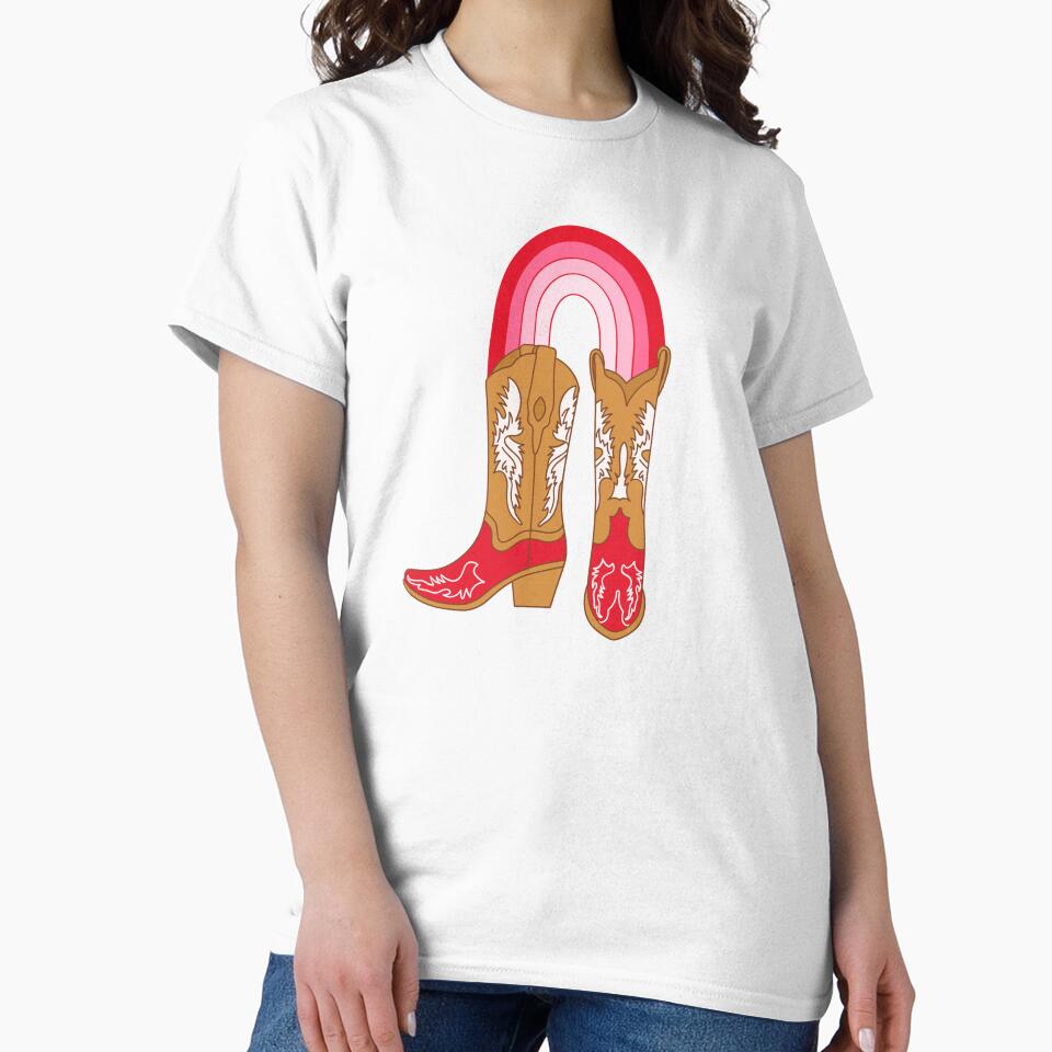 Pink Aesthetic Cowboy Boots by lea-lani