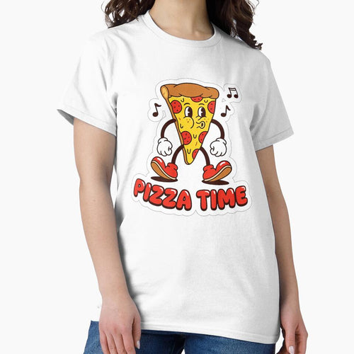 "Pizza Time" Retro Rubber Hose Cartoon Mascot by RiotKida