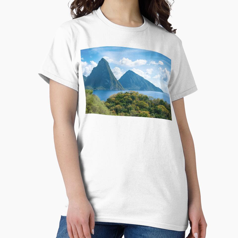 The Pitons, St. Lucia by scenerymerch