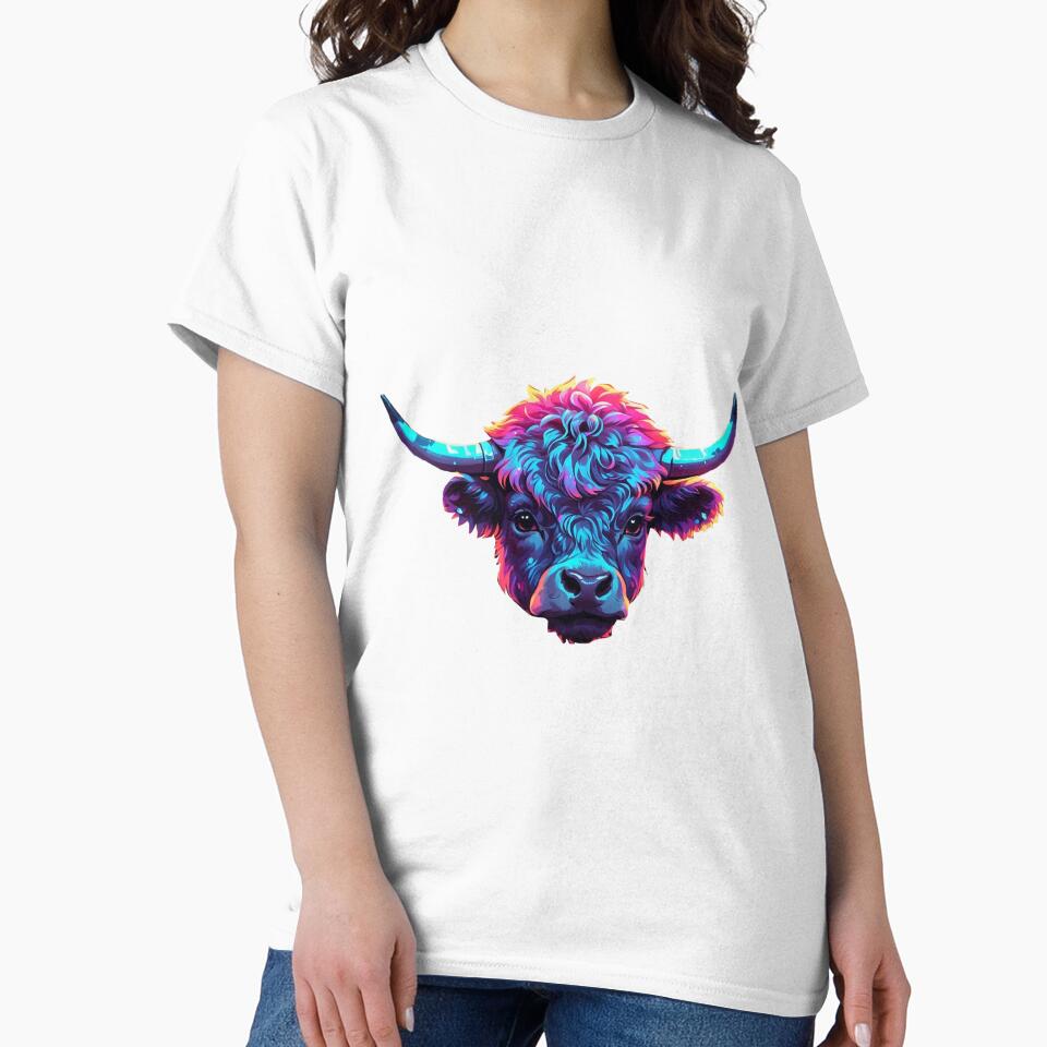 Highland cow bull by LevCreates