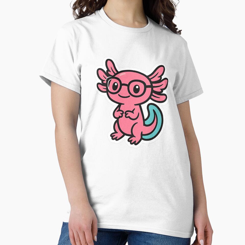 Nerdy Axolotl by Anime and 90s Style