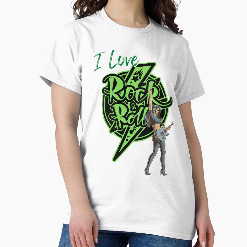 I Love Rock& Roll - Green, Dark by Mean-Musician