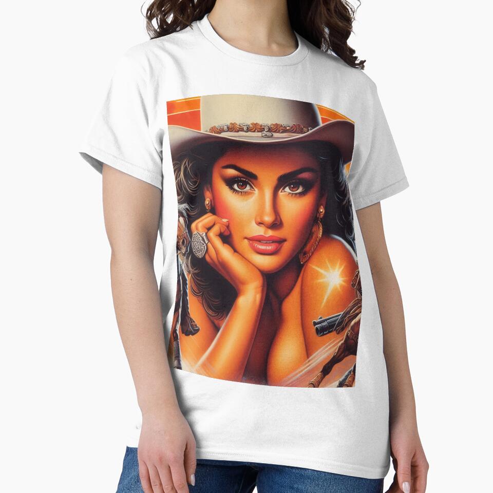Cute Amazing Rodeo Girl by PulpVintage
