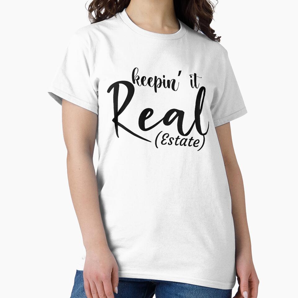 Keepin it real estate gift for realtors real estate is my hustle by 0umStore