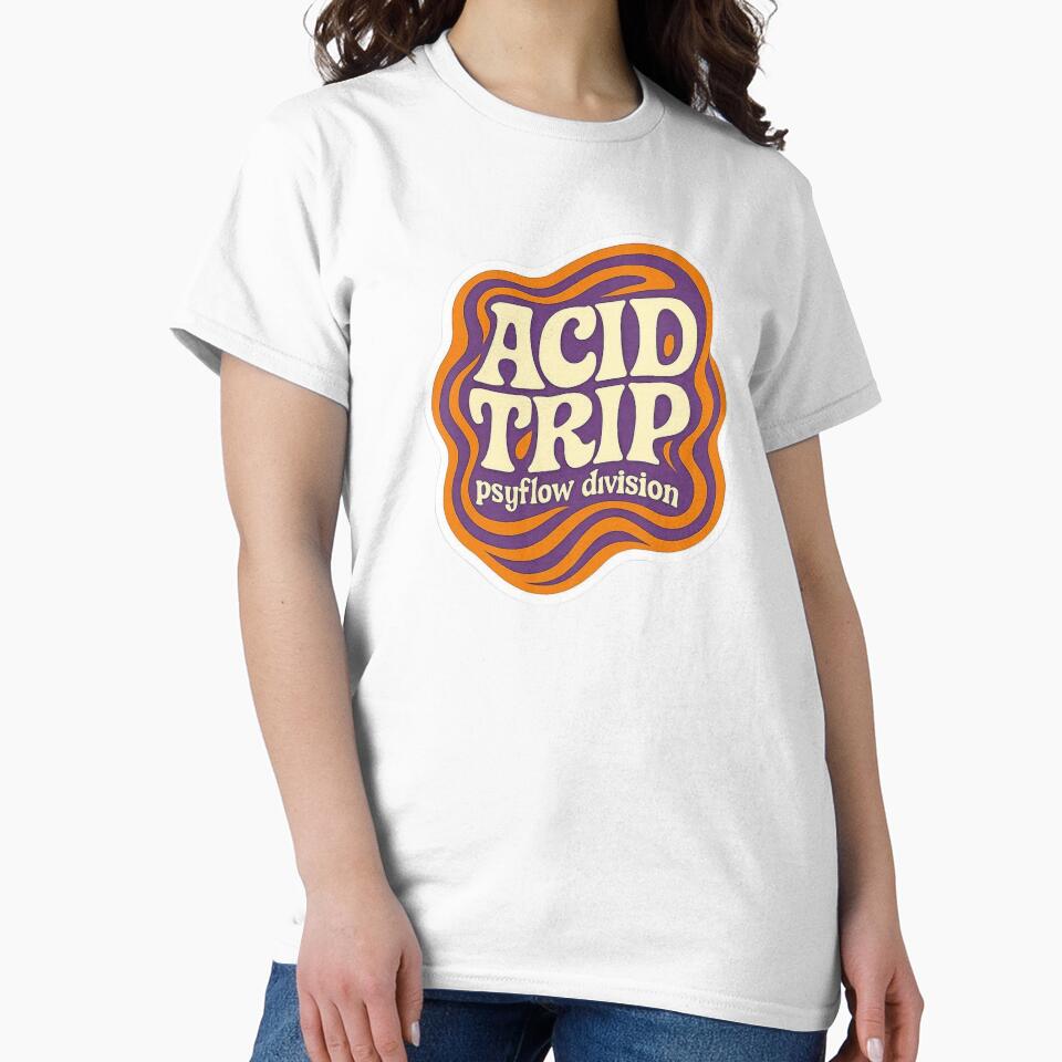 Acid Trip – Psyflow Division Trippy Logo by |TRSSHOP|