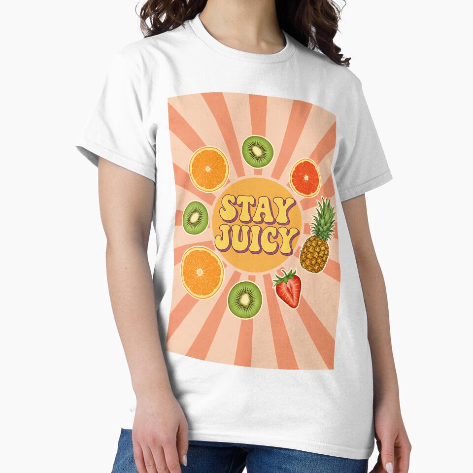 Psychedelic Vintage Fruit Collage by Itsheartshop